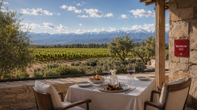 Mendoza reconocida, mesas distinguidas por la Gu�a Michelin.
